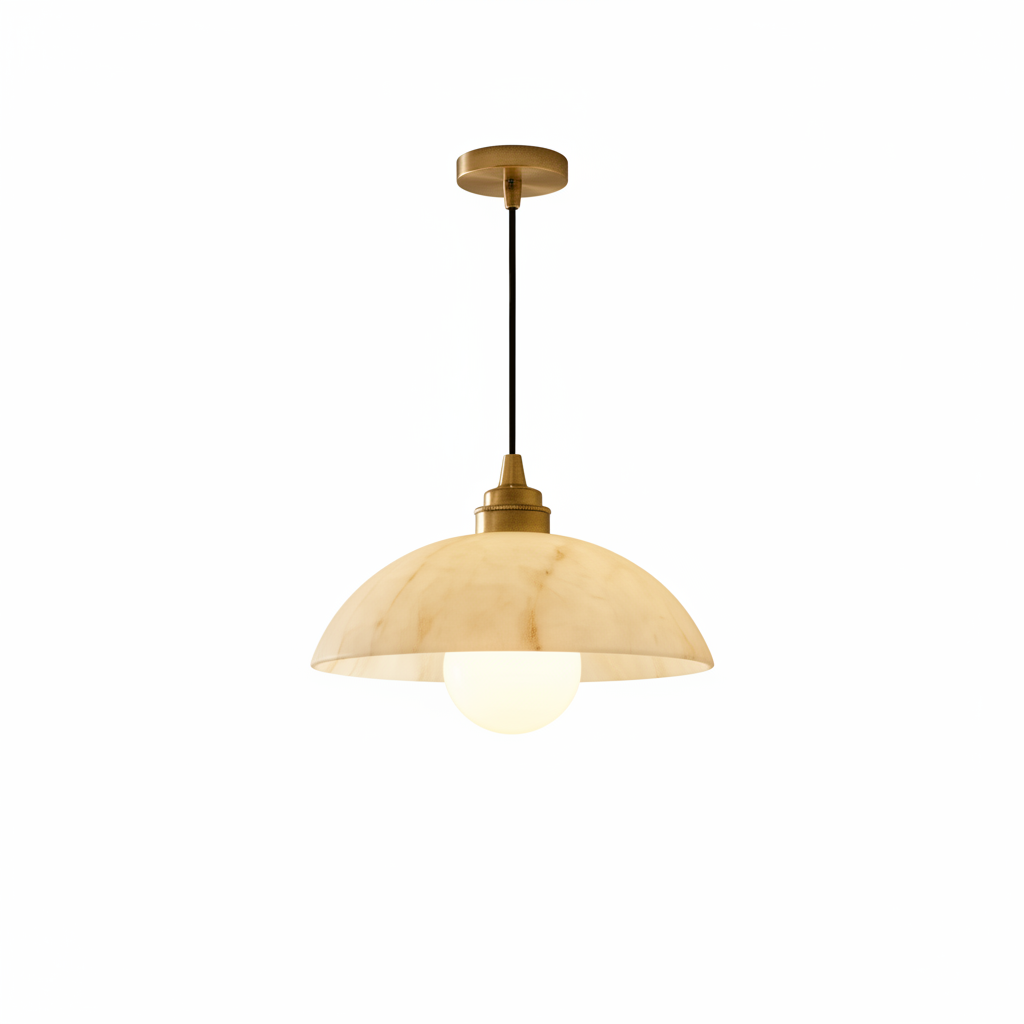 Cupola Alabaster Pendant Light