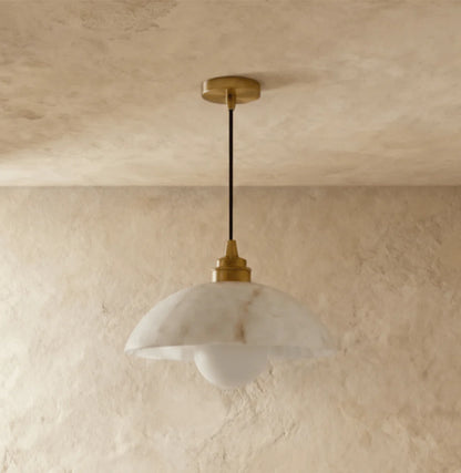 Cupola Alabaster Pendant Light