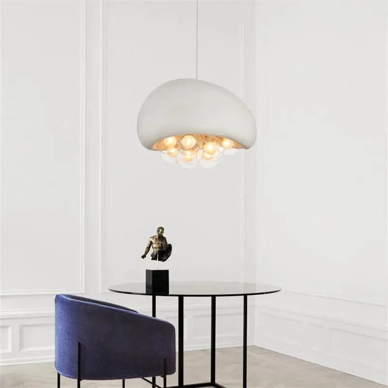Nordic Restaurant Pendant Light Original Living Room Light Bedroom Light Resin Glass Clothing Store Pendant Light